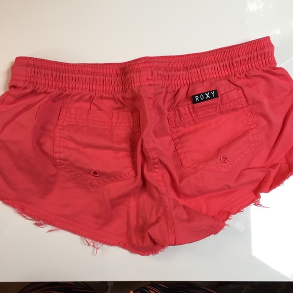 Roxy short shorts linen coral color - Picture 2 of 3